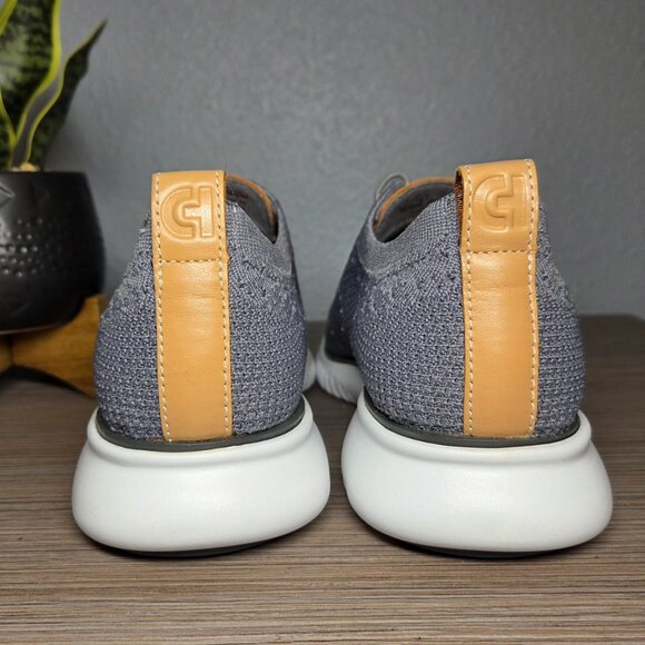 New!! Cole Haan 2.ZERØGRAND Stitchlite Sneakers 8.5M White Ironstone Lightweight - Picture 7 of 11